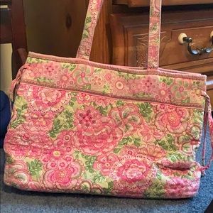 VB Pink and Green Bag